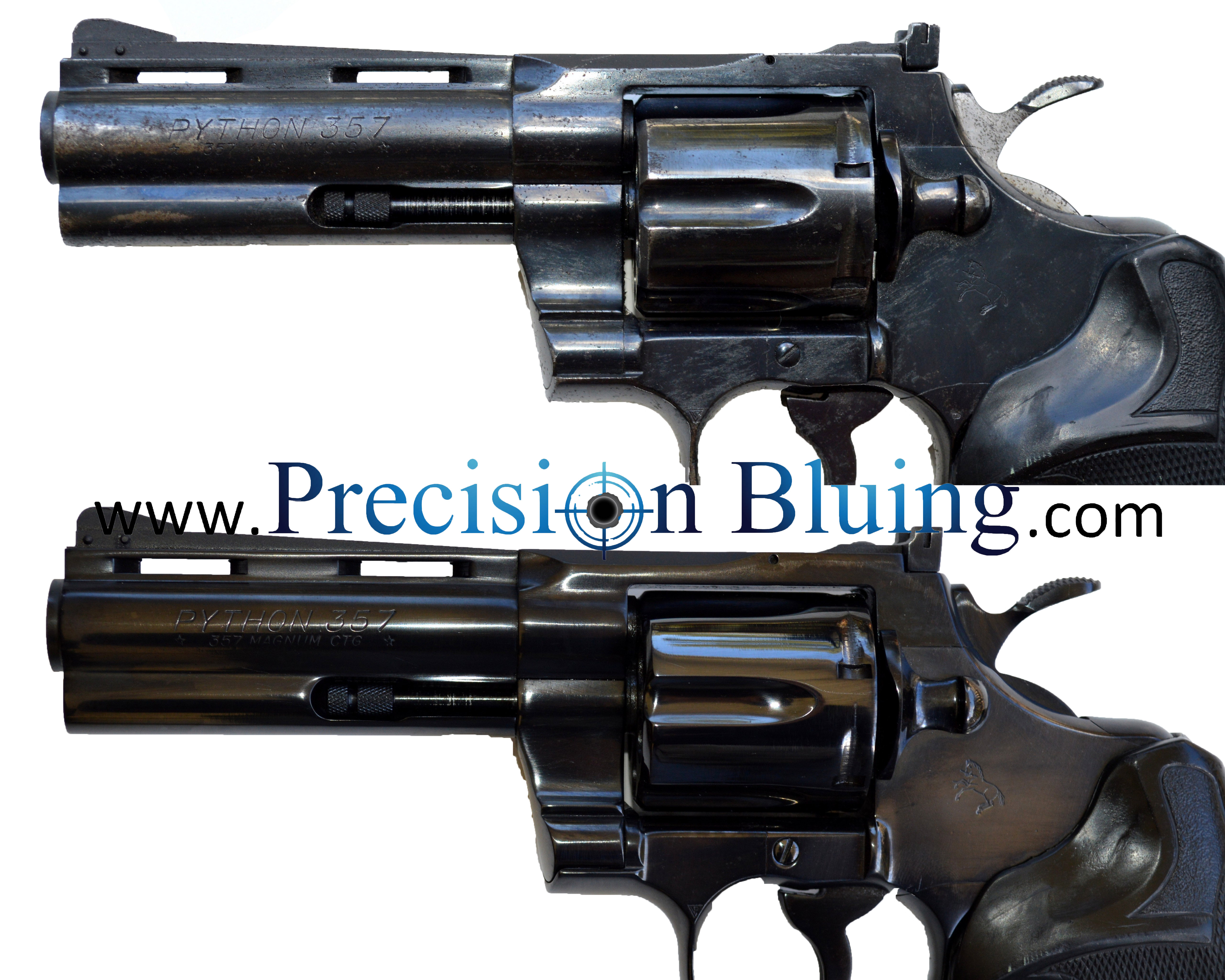 Colt python precision bluing